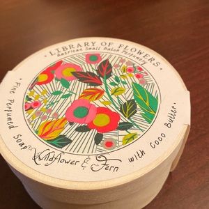 Library of Flowers NEW Wildflower and Fern 6oz soap